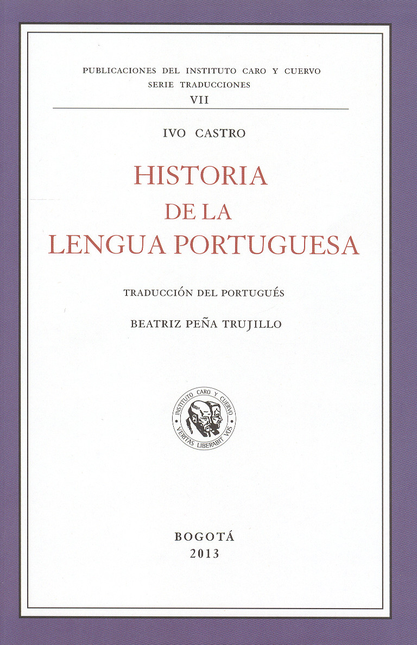 Portada de HISTORIA DE LA LENGUA PORTUGUESA