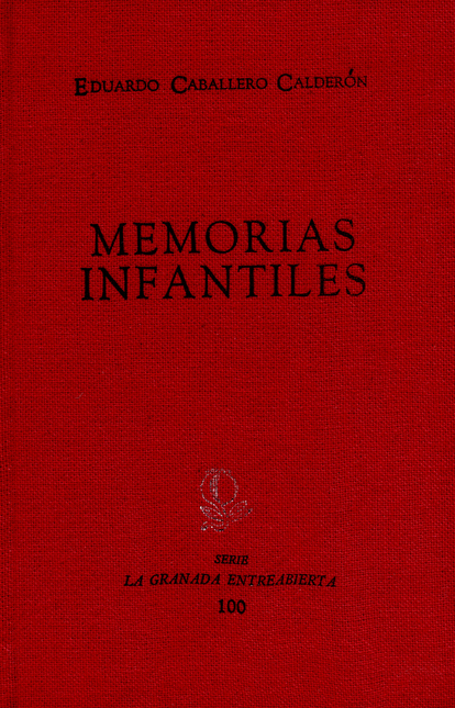 Portada de MEMORIAS INFANTILES