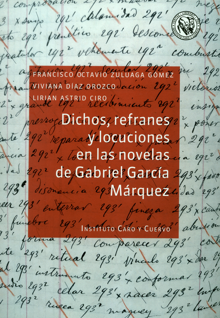 Portada de DICHOS REFRANES Y LOCUCIONES EN LAS NOVELAS DE GABRIEL GARCIA MARQUEZ
