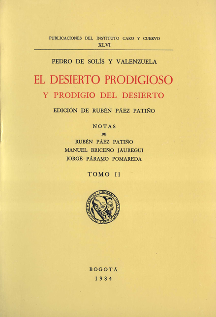 Portada de DESIERTO PRODIGIOSO (TOMO II) Y PRODIGIO DEL DESIERTO, EL