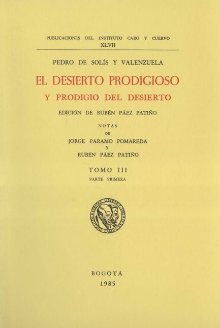 Portada de DESIERTO PRODIGIOSO (TOMO III) Y EL PRODIGIO DEL DESIERTO, EL