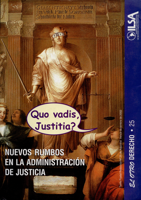 Portada de REV. EL OTRO DERECHO # 25 NUEVOS RUMBOS EN LA ADMINISTRACION DE JUSTICIA