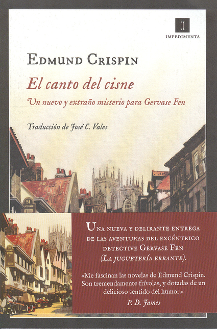 Portada de CANTO DEL CISNE UN NUEVO Y EXTRAÑO MISTERIO PARA GERVASE FEN, EL