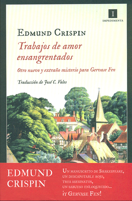 Portada de TRABAJOS DE AMOR ENSANGRENTADOS. OTRO NUEVO Y EXTRAÑO MISTERIO PARA GERVASE FEN