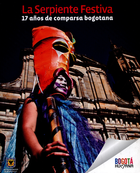 Portada de SERPIENTE FESTIVA. 17 AÑOS DE COMPARSA BOGOTANA, LA