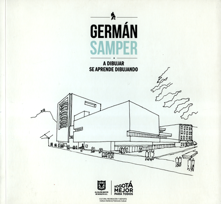 Portada de GERMAN SAMPER A DIBUJAR SE APRENDE DIBUJANDO