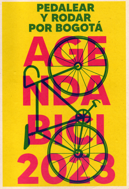 Portada de AGENDA 2023 BICI PEDALEAR POR BOGOTA (INCLUYE BANDA REFLECTIVA)