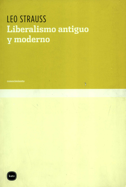Portada de LIBERALISMO ANTIGUO Y MODERNO