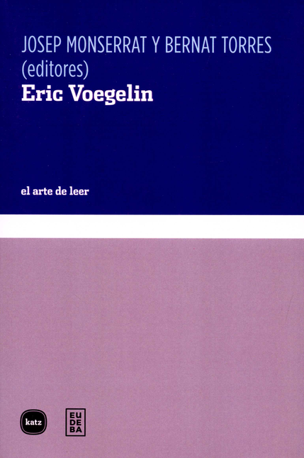 Portada de ERIC VOEGELIN de MONSERRAT, Josep
