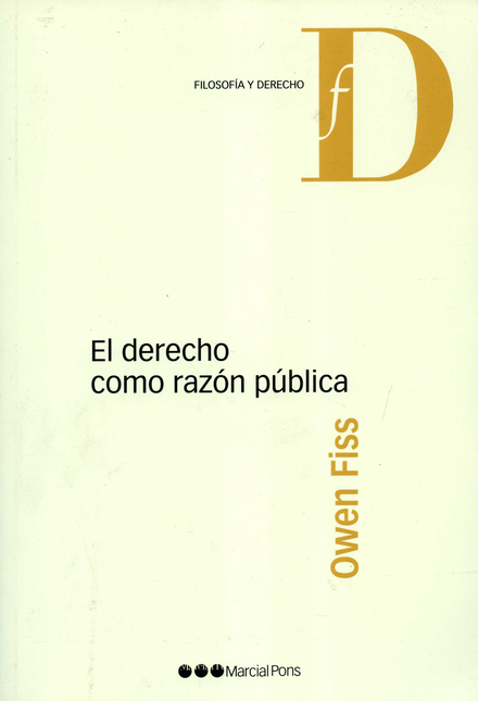 Portada de DERECHO COMO RAZON PUBLICA, EL