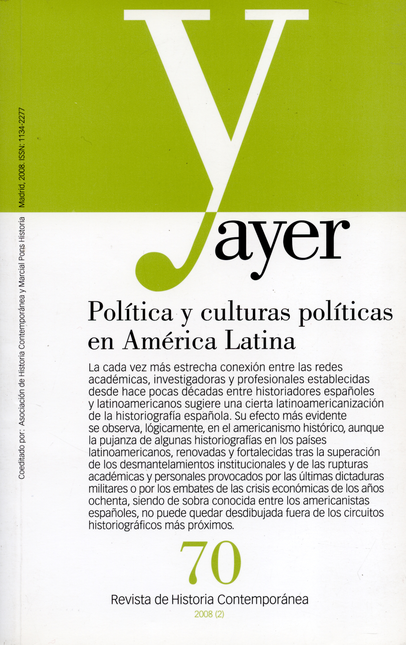 Portada de POLITICA Y CULTURAS POLITICAS EN AMERICA LATINA