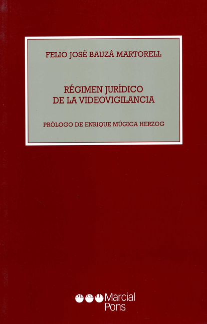 Portada de REGIMEN JURIDICO DE LA VIDEOVIGILANCIA