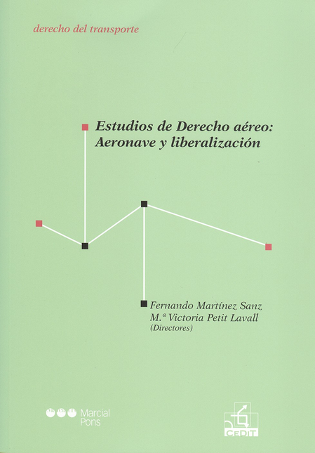 Portada de ESTUDIOS DE DERECHO AEREO: AERONAVE Y LIBERALIZACION