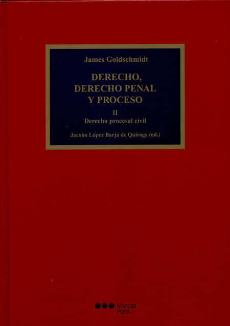 Portada de DERECHO DERECHO PENAL Y PROCESO II. DERECHO PROCESAL CIVIL (L)