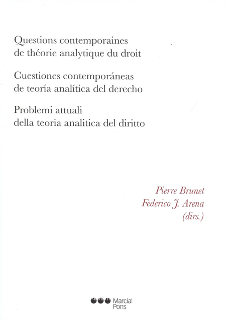 Portada de CUESTIONES CONTEMPORANEAS DE TEORIA ANALITICA DEL DERECHO