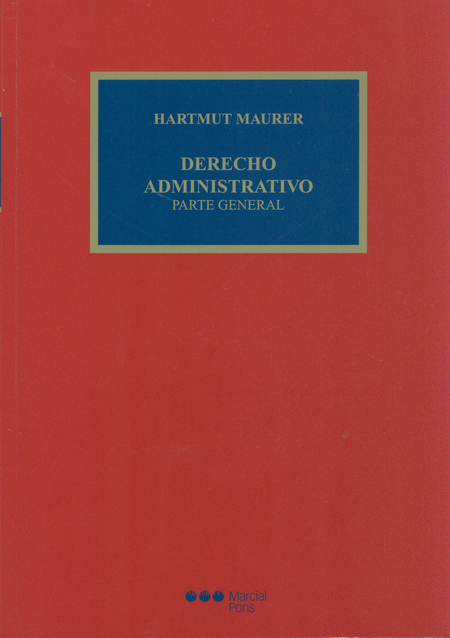 Portada de DERECHO ADMINISTRATIVO PARTE GENERAL de MAURER, Hartmut