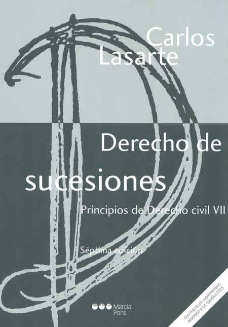 Portada de DERECHO DE SUCESIONES / LASARTE (7ª ED) PRINCIPIOS DE DERECHO CIVIL VII