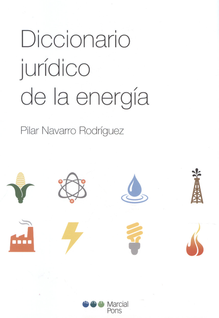 Portada de DICCIONARIO JURIDICO DE LA ENERGIA