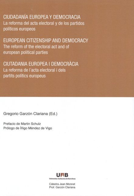 Portada de CIUDADANIA EUROPEA Y DEMOCRACIA