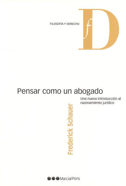 Portada de PENSAR COMO UN ABOGADO
