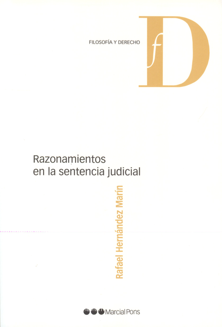 Portada de RAZONAMIENTOS EN LA SENTENCIA JUDICIAL