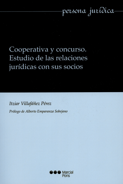 Portada de COOPERATIVA Y CONCURSO ESTUDIO DE LAS RELACIONES JURIDICAS CON SUS SOCIOS