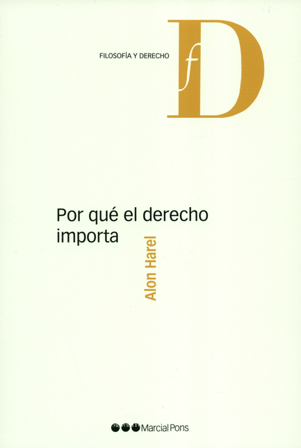 Portada de POR QUE EL DERECHO IMPORTA