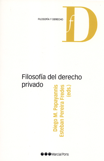 Portada de FILOSOFIA DEL DERECHO PRIVADO