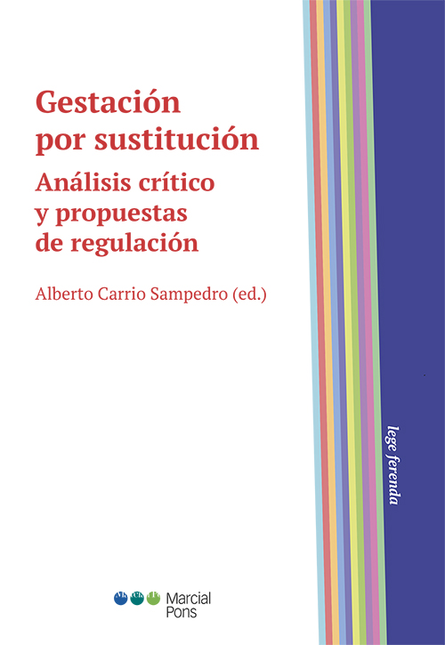 Portada de GESTACION POR SUSTITUCION ANALISIS CRITICO Y PROPUESTAS DE REGULACION