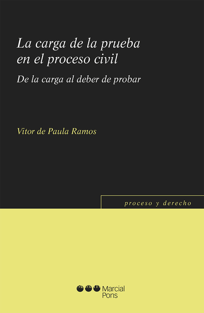 Portada de CARGA DE LA PRUEBA EN EL PROCESO CIVIL DE LA CARGA AL DEBER DE PROBAR, LA