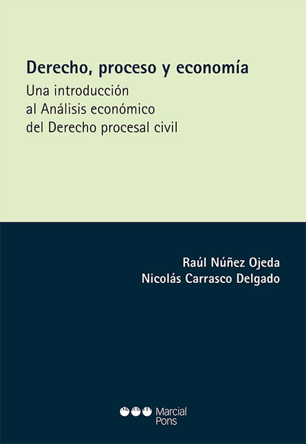 Portada de DERECHO PROCESO Y ECONOMIA UNA INTRODUCCION AL ANALISIS ECONOMICO DEL DERECHO PROCESAL CIVIL