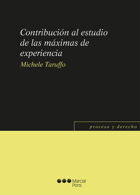 Portada de CONTRIBUCION AL ESTUDIO DE LAS MAXIMAS DE EXPERIENCIA