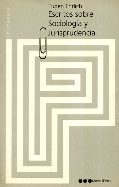 Portada de ESCRITOS SOBRE SOCIOLOGIA Y JURISPRUDENCIA
