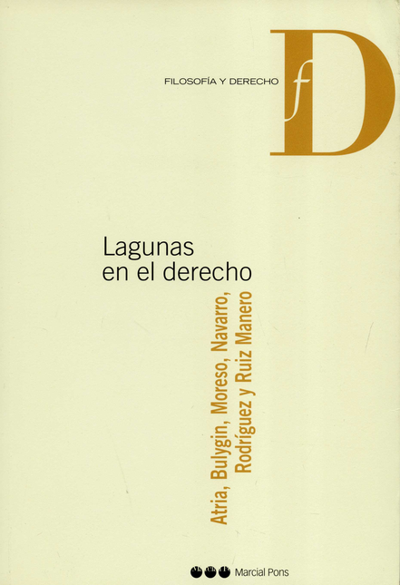 Portada de LAGUNAS EN EL DERECHO