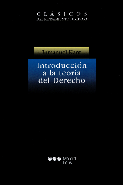 Portada de INTRODUCCION A LA TEORIA DEL DERECHO