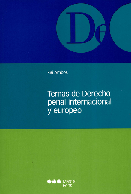 Portada de TEMAS DE DERECHO PENAL INTERNACIONAL Y EUROPEO