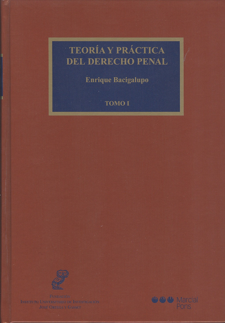 Portada de TEORIA Y PRACTICA DEL DERECHO PENAL (DOS TOMOS)
