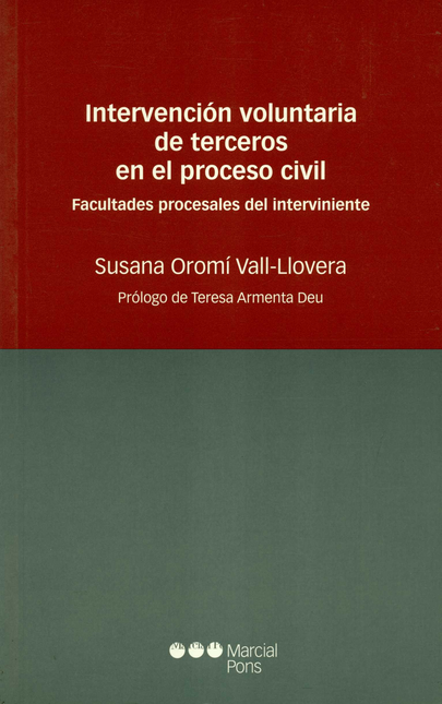 Portada de INTERVENCION VOLUNTARIA DE TERCEROS EN EL PROCESO CIVIL