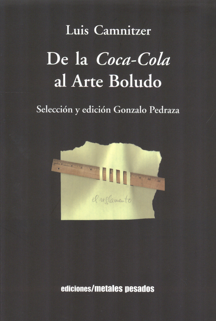 Portada de DE LA COCA COLA AL ARTE BOLUDO