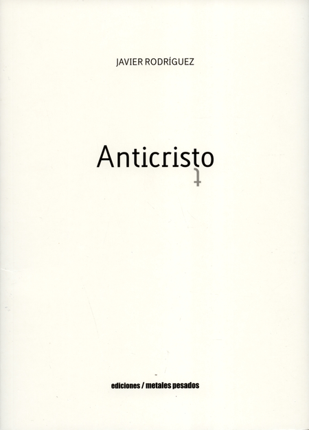 Portada de ANTICRISTO de RODRIGUEZ, Javier