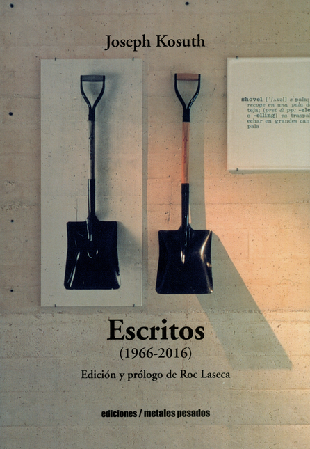 Portada de ESCRITOS 1966-2016 de KOSUTH, Joseph