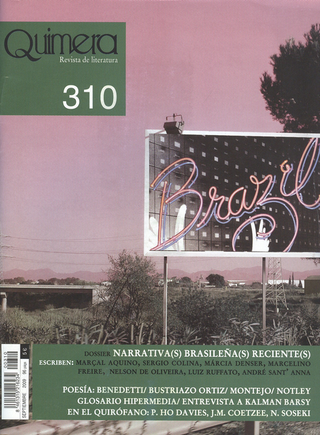 Portada de REV. QUIMERA # 310 de VARIOS, Autores