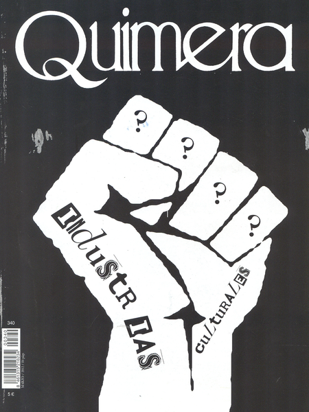 Portada de REV. QUIMERA # 340 INDUSTRIAS CULTURALES