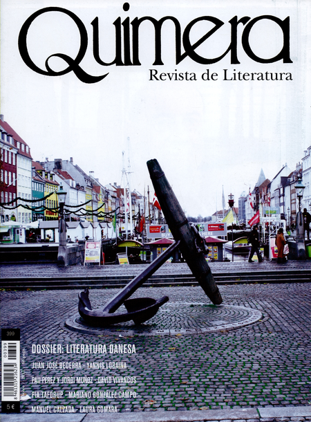 Portada de REV. QUIMERA # 399 DOSSIER LITERATURA DANESA