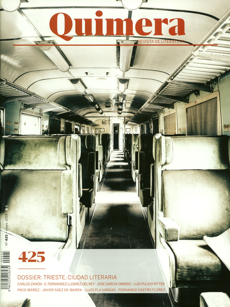 Portada de REV. QUIMERA # 425  DOSSIER TRIESTE CIUDAD LITERARIA