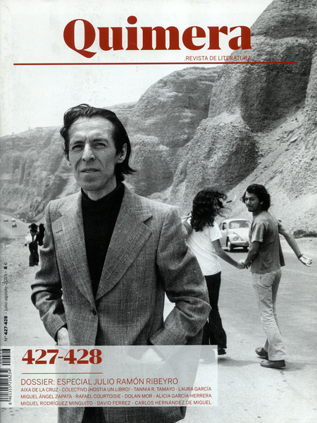 Portada de REV. QUIMERA # 427-428  DOSSIER ESPECIAL JULIO RAMON RIBEYRO