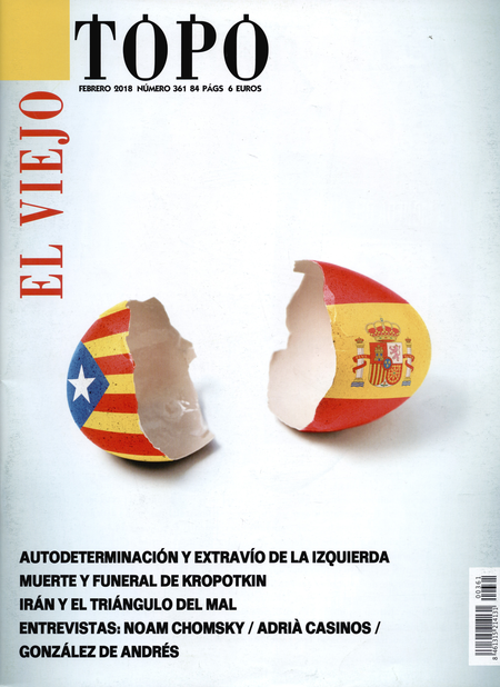 Portada de REV. EL VIEJO TOPO # 361 AUTODETERMINACION Y EXTRAVIO DE LA IZQUIERDA