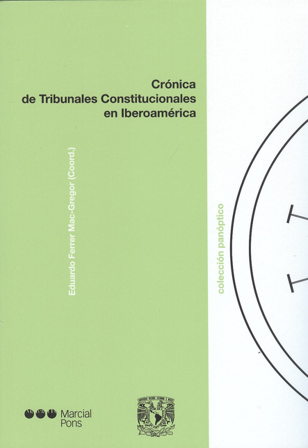 Portada de CRONICA DE TRIBUNALES CONSTITUCIONALES EN IBEROAMERICA