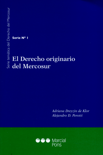 Portada de DERECHO ORIGINARIO DEL MERCOSUR, EL