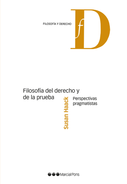 Portada de FILOSOFIA DEL DERECHO Y DE LA PRUEBA PERSPECTIVAS PRAGMATICAS
